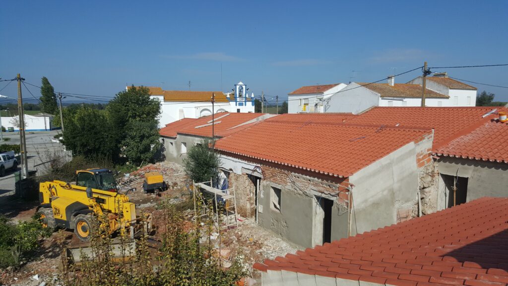 Casa da talha e do tanque antes da reforma